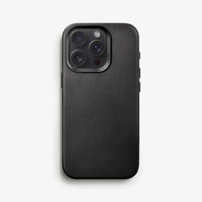 Woodcessories Bio Leather Funda Magsafe Iphone 15 Pro Negra