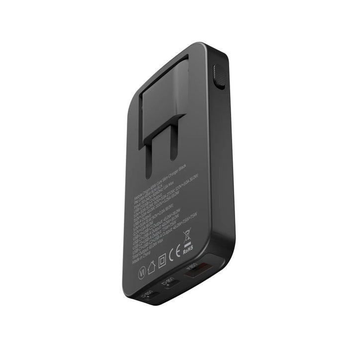Mobile Origin 65w Gan Slim Dual Usb-C Single Usb-A Black