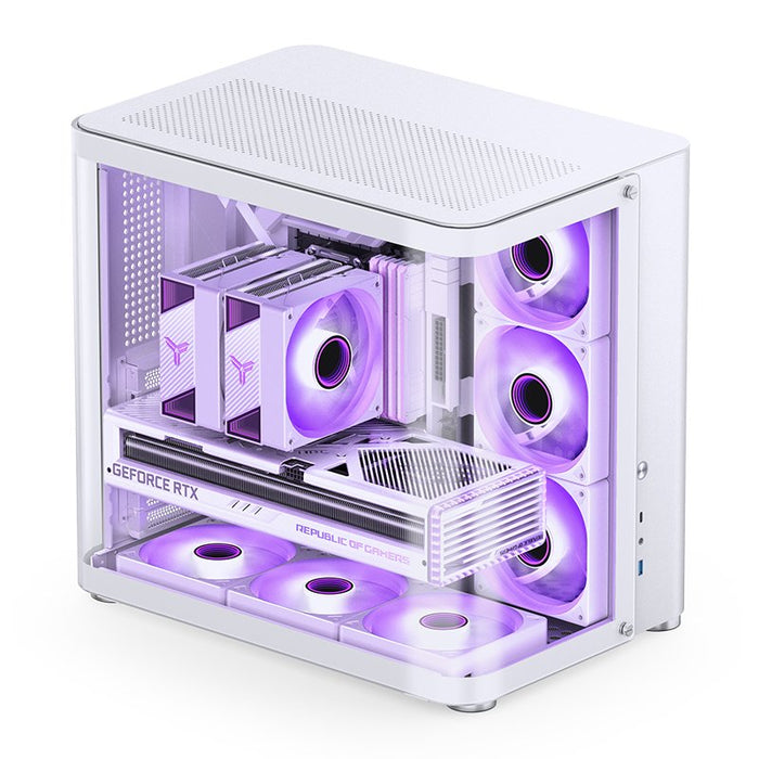 Jonsbo Tk-2 2.0 Midi-Tower, Temperojo Glass - Blanco
