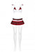 EAN 5901688203118 - Obsessive Schooly Conjunto de lencería Rojo, Blanco Elastano, Poliéster imagen 3