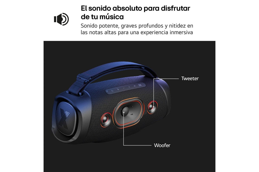 Altavoz  Lg Xboom Xg8t Negro Inalámbrico, Bluetooth, 60w