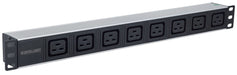 EAN 0766623163613 - Intellinet 163613 unidad de distribución de energía (PDU) 8 salidas AC 1U Negro, Plata imagen 2