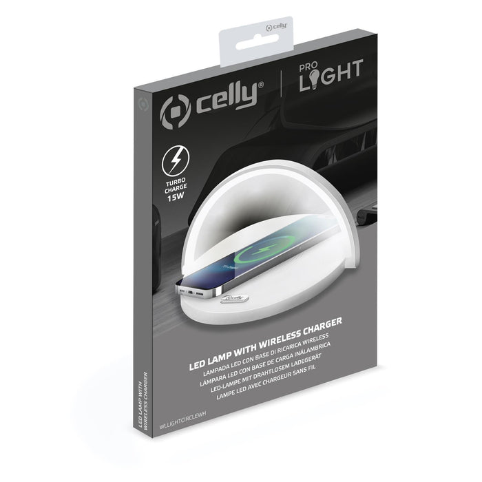 EAN 8021735193432 - Celly WLLIGHTCIRCLEWH cargador de dispositivo móvil Cámara digital, Mando para videojuegos, Auriculares,  imagen 6