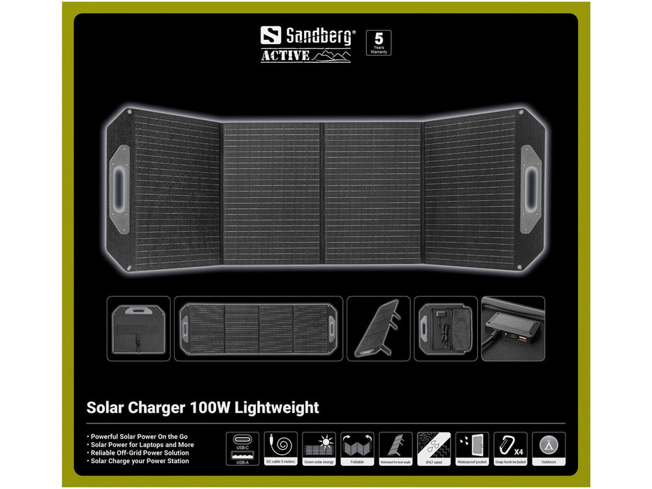 Solar Charger 100w Lightweight