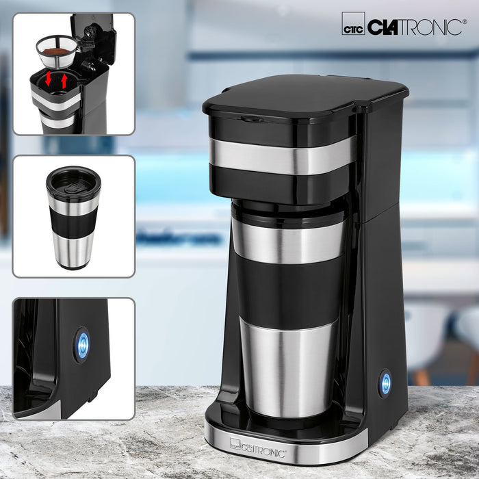 EAN 4006160638813 - Clatronic KA 3733 Totalmente automática Cafetera de filtro 0,4 L imagen 4