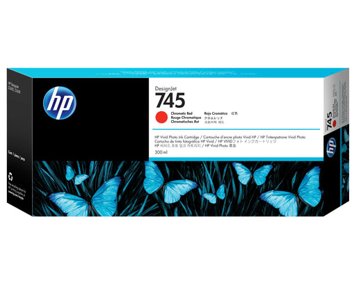 EAN 0725184104695 - HP 745 300-ml DesignJet Chromatic Red Ink Cartridge cabeza de impresora Inyección de tinta térmica imagen 1