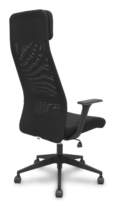 Piqueras Y Crespo Forol Silla Pro536 Basculante Tela Negra Brazos Fijos