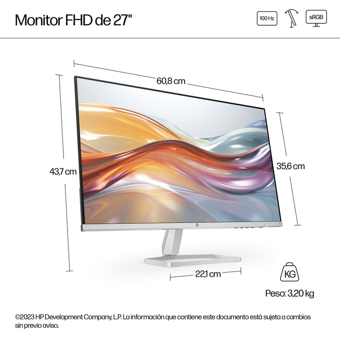 EAN 0197498944531 - HP Series 5 27 inch FHD Monitor - 527sf pantalla para PC 68,6 cm (27") 1920 x 1080 Pixeles Full HD LCD Bl imagen 8