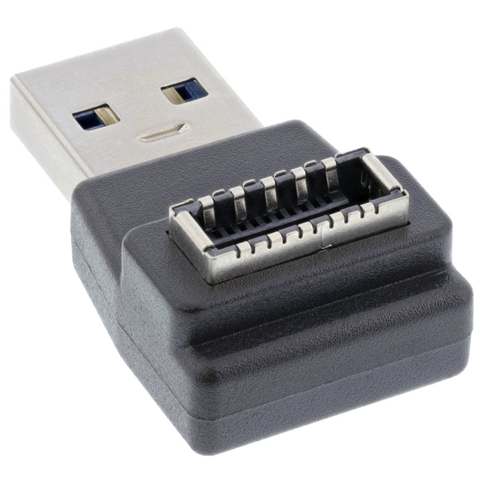 Inline® Usb 3.2 Adapter, Usb-A Macho A Internal Usb-E Front Panel Socket