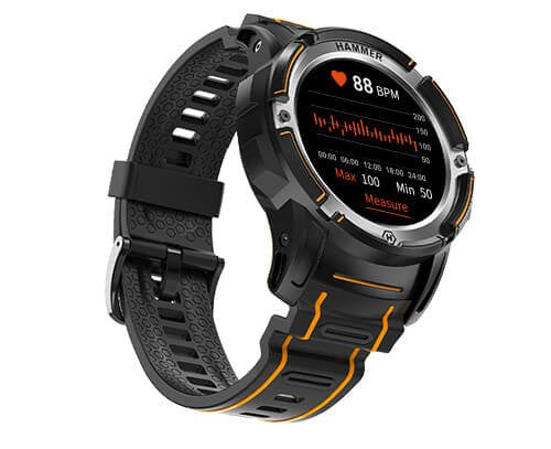 Smartwatch Hammer Watch Plus Notificaciones Frecuencia Cardíaca Gps Negro