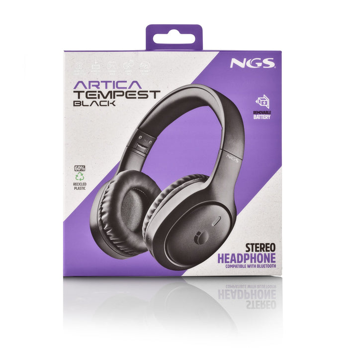 EAN 8435430628661 - NGS Artica Tempest Black Auriculares Inalámbrico y alámbrico Diadema Llamadas/Música USB Tipo C Bluetooth imagen 7