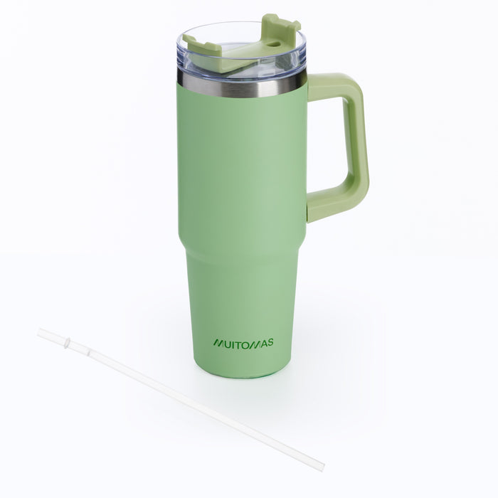 EAN 8021735219217 - Muitomas TRAVELMUG900GN taza de viaje 900 ml Verde Acero inoxidable imagen 5