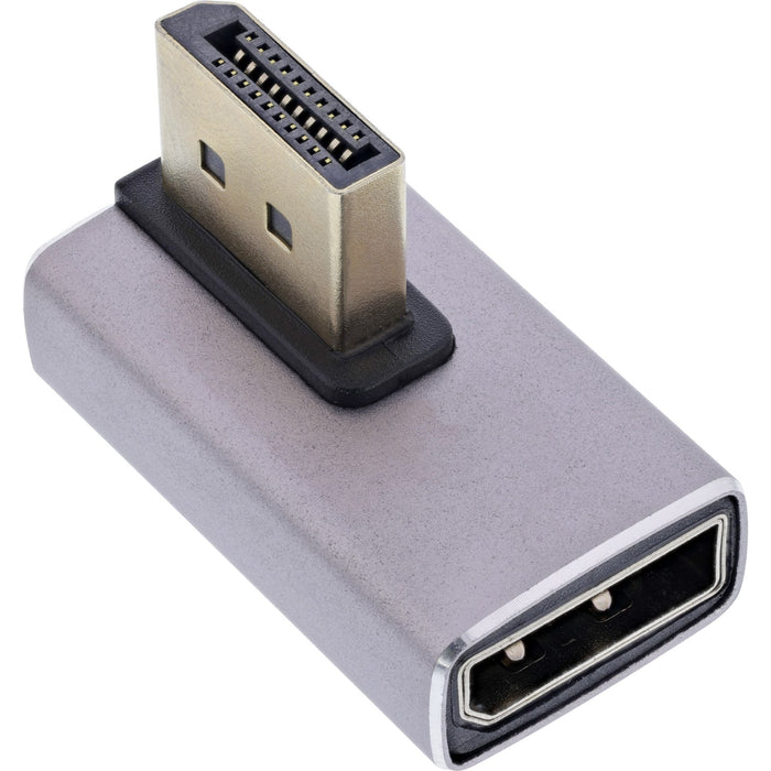Inline® Displayport 1.4 Adapter, Macho / Female, 90° Vertical Right, 8k Uhd