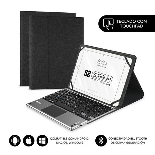 EAN 8436586741112 - SUBBLIM SUB-KT2-BTP001 teclado para móvil QWERTY Español Negro, Gris imagen 1