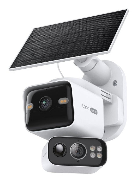 Tp-Link Solar-Powered Dual-Lens Pan/Tilt Security Camera Kit Tc93d Kit Eu Ip Camera Tc93d Eu 1.0 & Tapo A201-Int