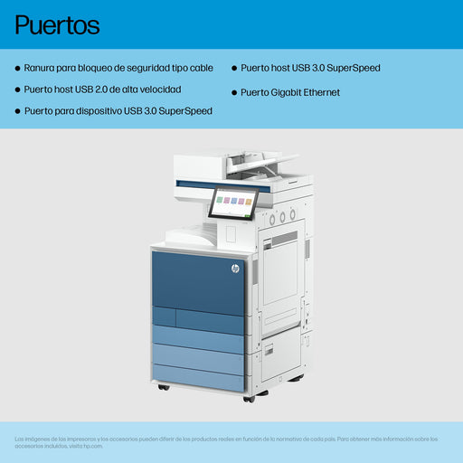 EAN 0198828505774 - HP Clr LaserJet Ent MFP 8801dn Prntr Laser A3 1200 x 1200 DPI 60 ppm Wifi imagen 2