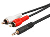 EAN 5705965854877 - Microconnect AUDLC5G cable de audio 5 m 3,5mm 2 x RCA Negro imagen 1