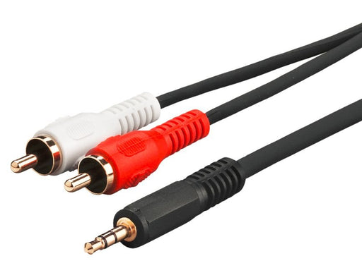 EAN 5705965854341 - Microconnect AUDLC10G cable de audio 10 m 3,5mm 2 x RCA Negro imagen 1