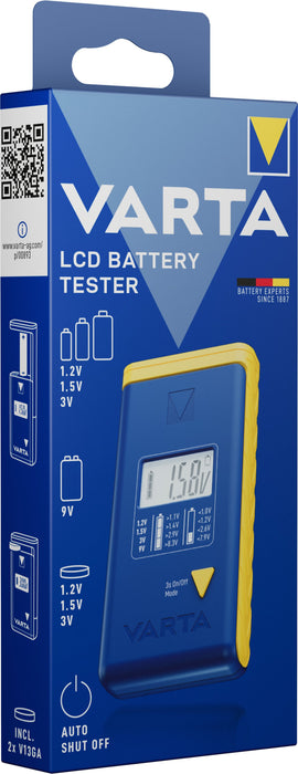 EAN 4008496073849 - Varta LCD Battery Tester medidor de energía y batería Azul, Amarillo imagen 7