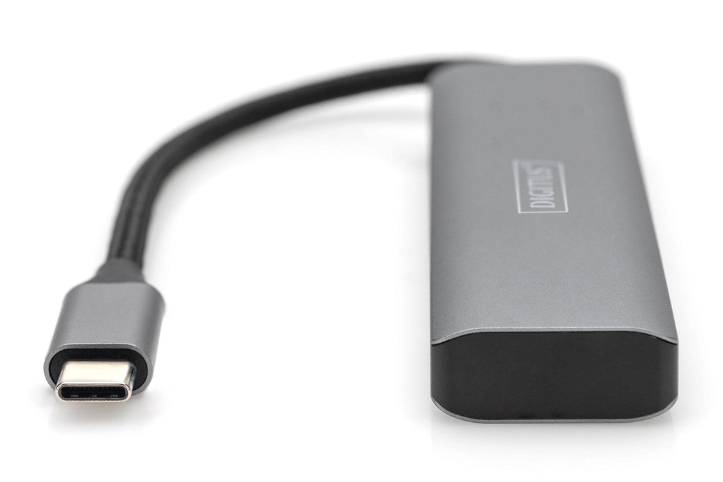 EAN 4016032485766 - Digitus DA-70245 hub de interfaz USB 3.2 Gen 1 (3.1 Gen 1) Type-C 10000 Mbit/s Gris imagen 5