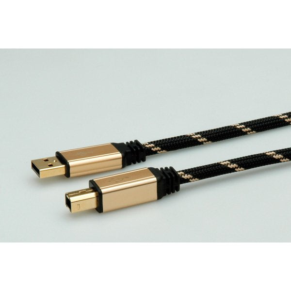 Cable Roline Gold Usb 2.0 Typ A-B 4,5m
