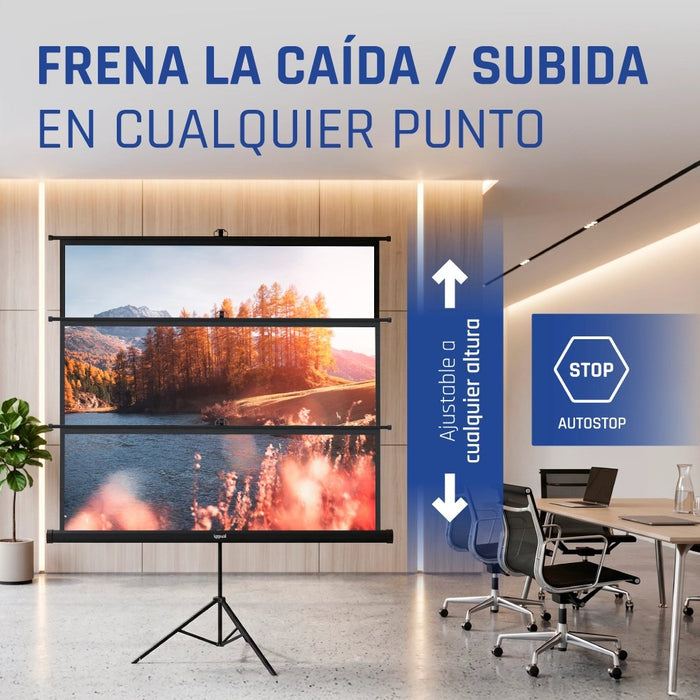 EAN 8435364308509 - iggual PSITS200 pantalla de proyección 2,82 m (111") 1:1 imagen 12