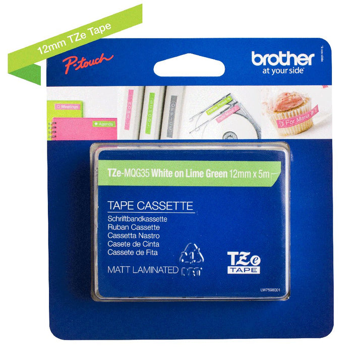 EAN 0012502626176 - Brother TZE-MQG35 cinta para impresora de etiquetas TZ imagen 4