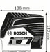 EAN 3165140865593 - Bosch GCL 2-50 C Nivel de línea/punto 20 m 650 nm (<1 mW) imagen 6