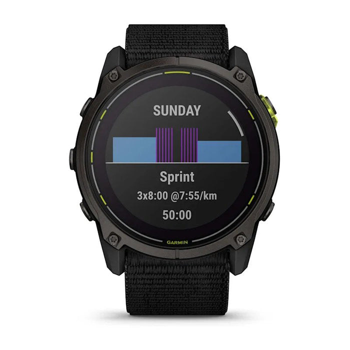 Garmin Enduro 3 51mm Solar Sapphire Smartwatch Carbon Gris Dlc Titanium