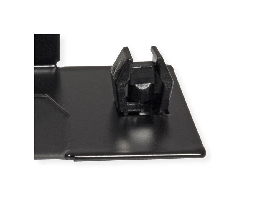 19-Zoll-Blindplatte Snap-In, 1 He, Schwarz