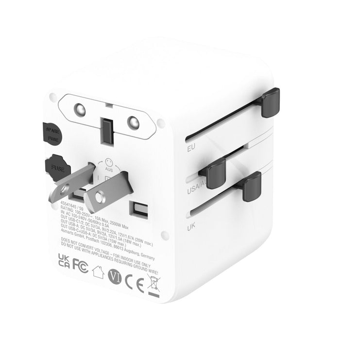 Adapter Podrózny 20w Gan Nomad 2xusb-C + 1xusb-A