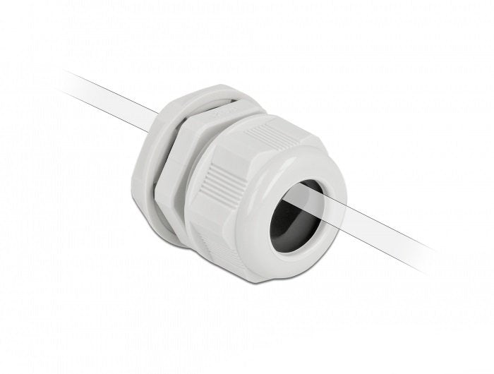 Delock Cableverschraubung Pg29 Für Flachcable Grau 2 Stück