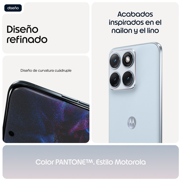 Motorola Edge 70 Fusion 17,2 Cm (6.78") Sim Doble Android 16.0 5g Usb Tipo C 12 Gb 256 Gb 7000 Mah Azul Claro