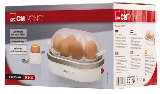 EAN 4006160616866 - Clatronic EK 3497 6 huevos 400 W Gris, Blanco imagen 2