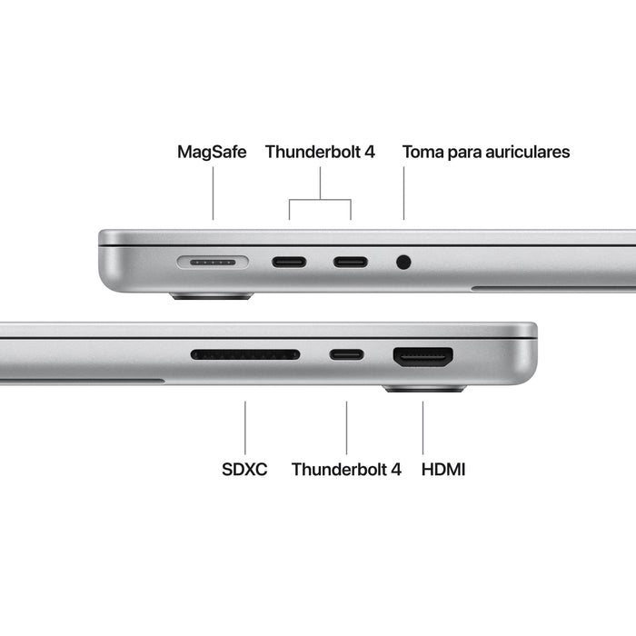 EAN 0195950490589 - Apple MacBook Pro Apple M M5 Portátil 36,1 cm (14.2") 16 GB 512 GB SSD Wi-Fi 6E (802.11ax) macOS Tahoe Pl imagen 7