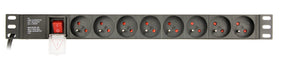 EAN 8716309116794 - Gembird EG-PDU-014-FC14 unidad de distribución de energía (PDU) 8 salidas AC 1U Negro imagen 3