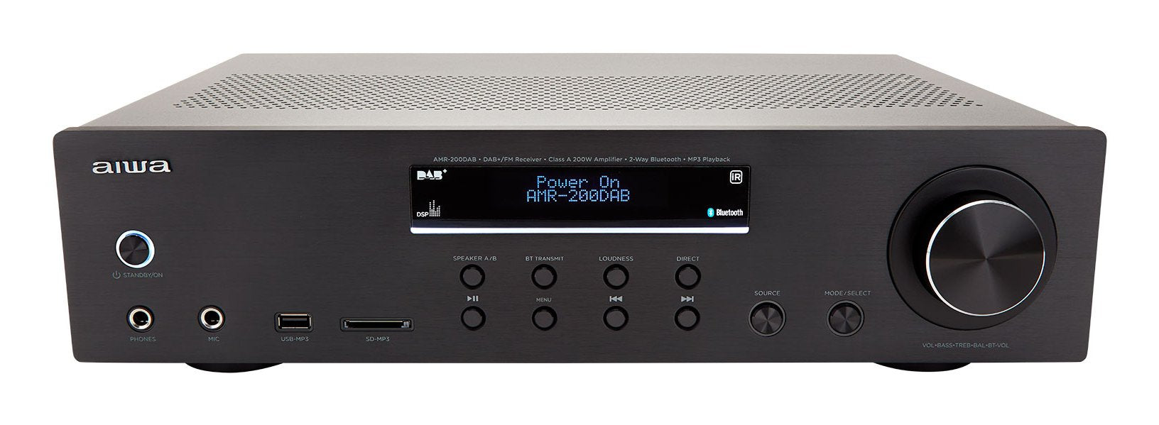 EAN 8435256898033 - Aiwa AMR-200DAB/BK amplificador de audio 2.0 canales Hogar Negro imagen 2