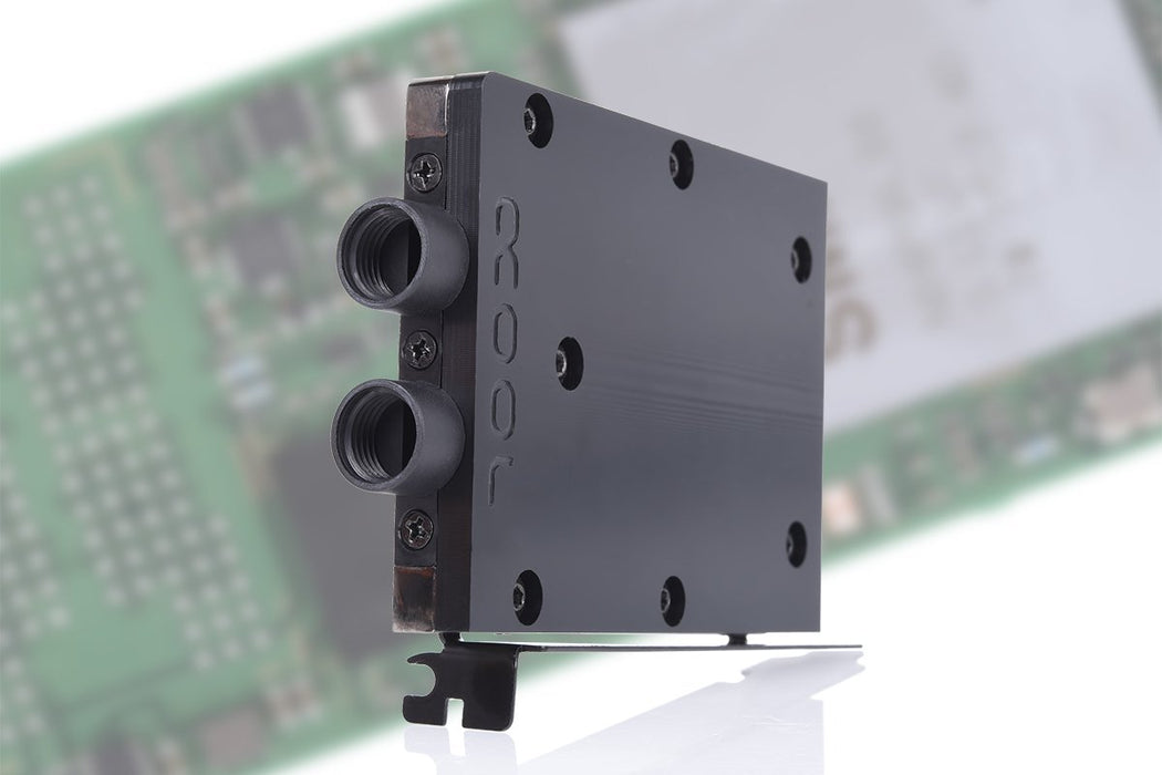 Tarjeta Controleur Pcie 3.0 4x Alphacool Eisblock Hdx-3 Con Waterblock Para Nvme M.2