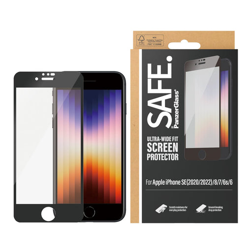 EAN 5711724950070 - PanzerGlass SAFE. by ® Screen Protector iPhone 8 | 7 | 6 | 6s | SE (2020/2022) | Edge-to-Edge Protector d imagen 2