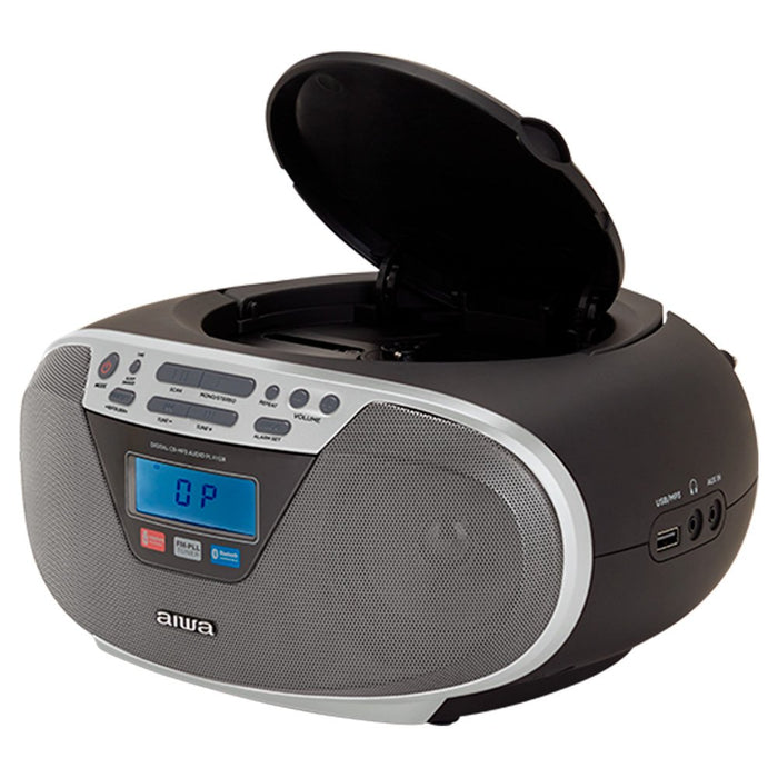EAN 8435256898439 - Aiwa BBTU-400SL sistema estéreo portátil Analógico y digital 6 W FM Plata Reproducción MP3 imagen 3