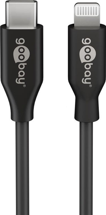EAN 4040849394454 - Goobay 39445 cable de conector Lightning 1 m Negro imagen 1