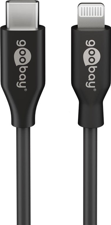 EAN 4040849394454 - Goobay 39445 cable de conector Lightning 1 m Negro imagen 1