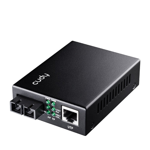 EAN 6971690790479 - Cudy MC100SA-20 convertidor de medio 100 Mbit/s 1310 nm Monomodo Negro imagen 1