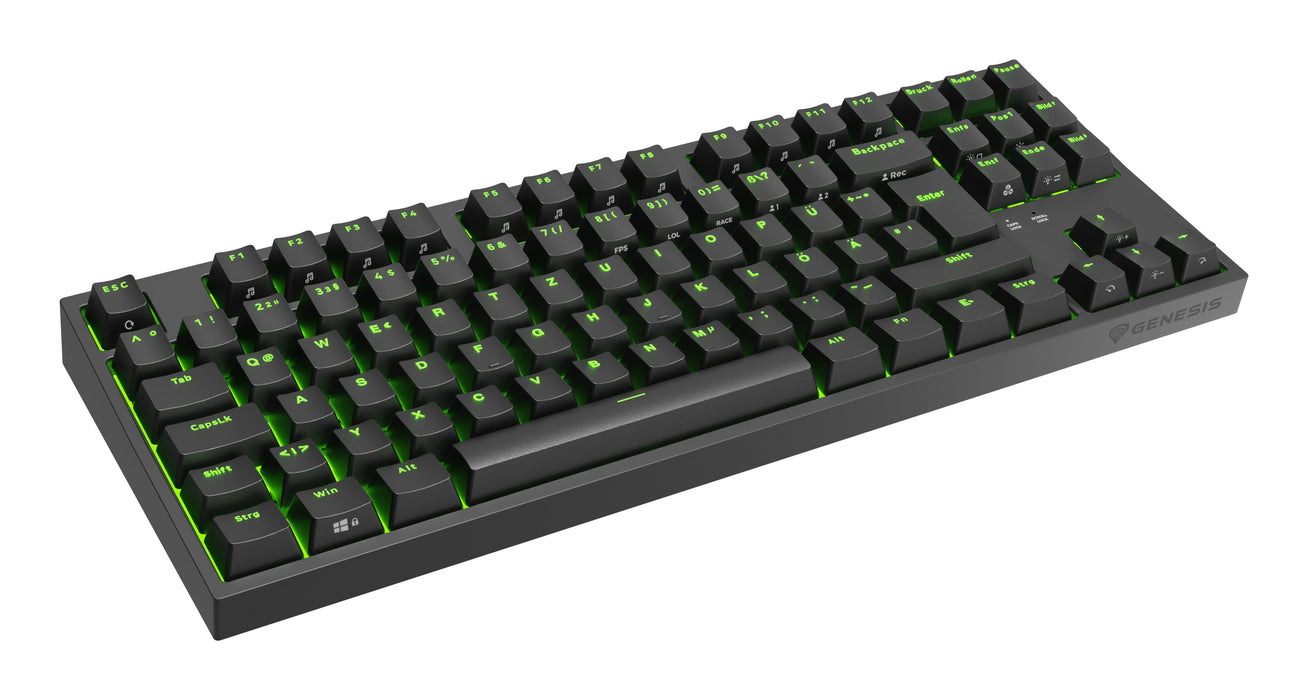 EAN 5901969444643 - GENESIS Thor 404 TKL teclado Juego USB QWERTZ Alemán Negro imagen 1