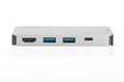 EAN 4016032450481 - Digitus DA-70867 base para portátil y replicador de puertos USB 3.2 Gen 1 (3.1 Gen 1) Type-C Plata imagen 5