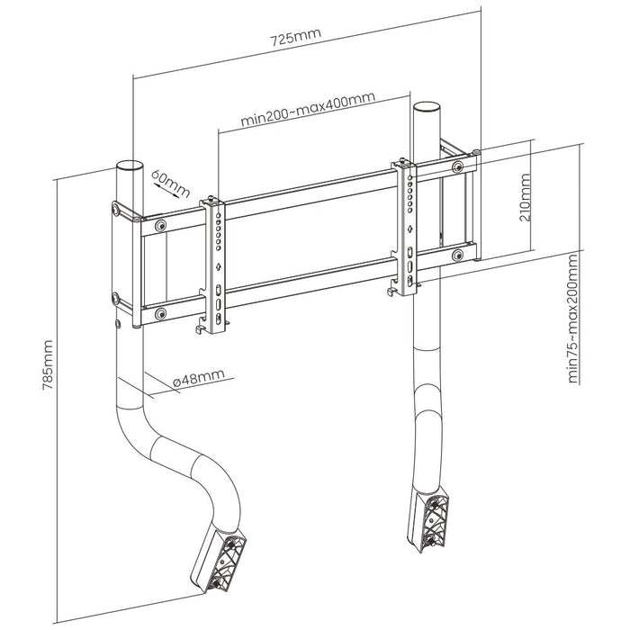 EAN 3360201379365 - Oplite GTR S3/S8 Soporte para monitor de simulador de vuelo/carreras imagen 7