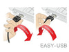 EAN 4043619639502 - DeLOCK 63950 cable de serie Negro 0,6 m USB 2.0 Type-A 2 x RS-232 DB9 imagen 4