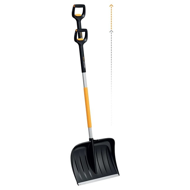 EAN 6411501410382 - Fiskars 1057189 pala y paleta Pala de nieve Metal Negro, Naranja imagen 4