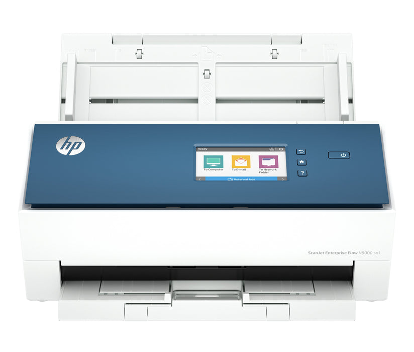 EAN 0198701400875 - HP ScanJet Enterprise Flow N9000 sn1 Escáner alimentado con hojas 600 x 600 DPI A3 Azul, Blanco imagen 1