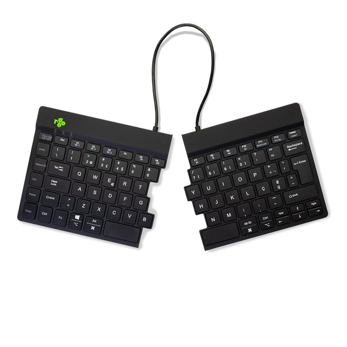 R-Go Split Break Keyboard,  Qwerty (Pt), Bluetooth, Black